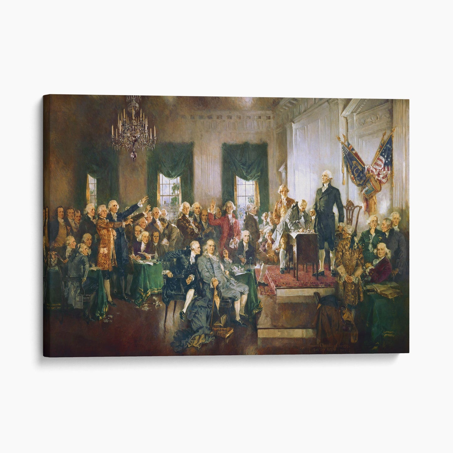 Scene at the Signing of the Constitution of the United States - Howard Chandler Christy