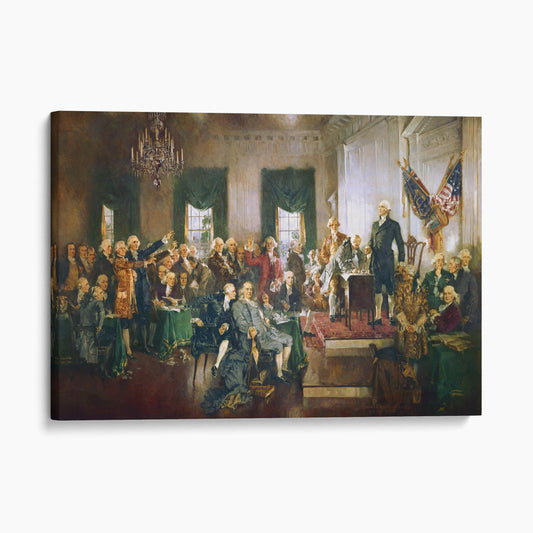 Scene at the Signing of the Constitution of the United States - Howard Chandler Christy