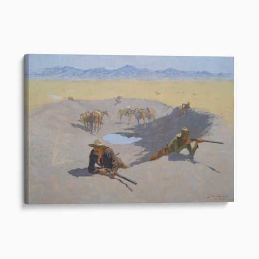 Fight For The Water Hole - Frederic Remington