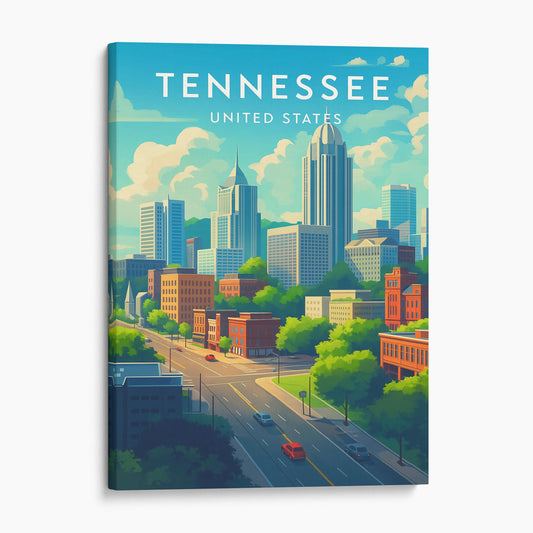 Tennessee Vintage Travel Poster