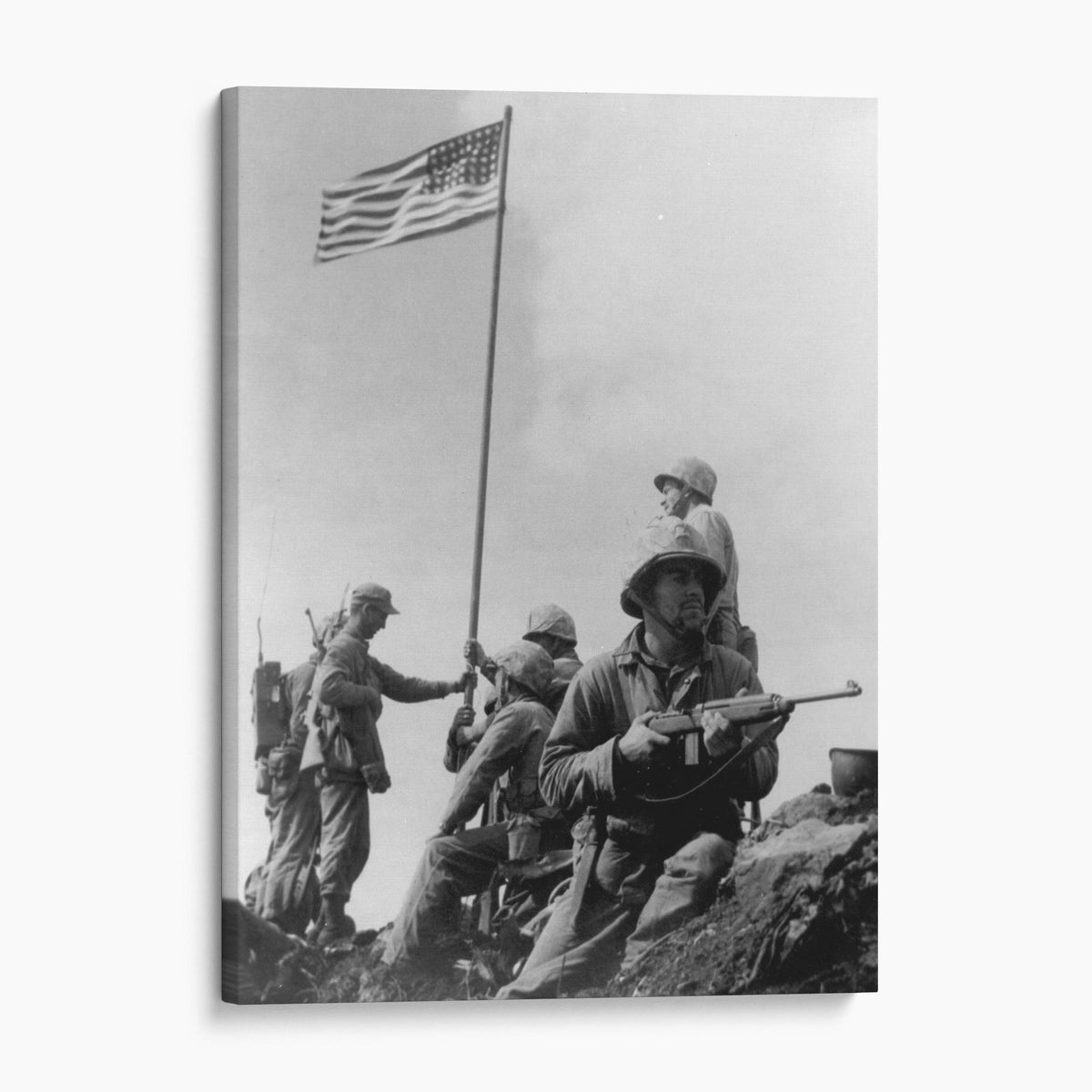 First Iwo Jima Flag Raising, World War Two