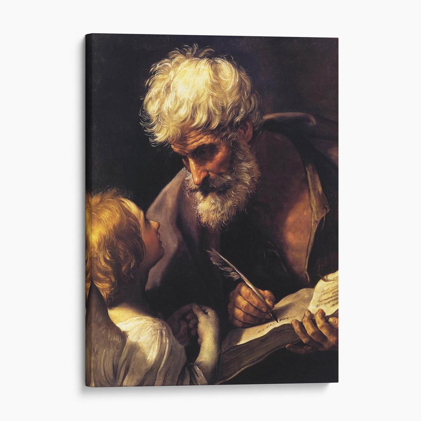 Saint Matthew and the Angel, 1635 by Guido Reni