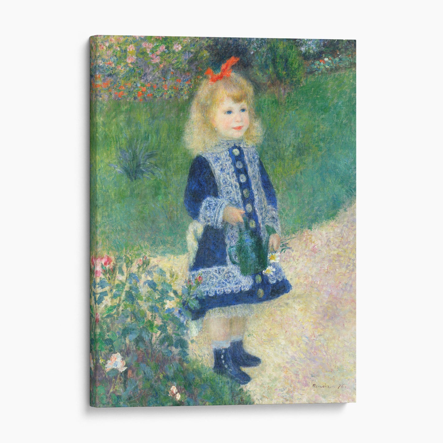 Girl With A Watering Can by Pierre Auguste Renoir