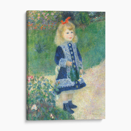 Girl With A Watering Can by Pierre Auguste Renoir