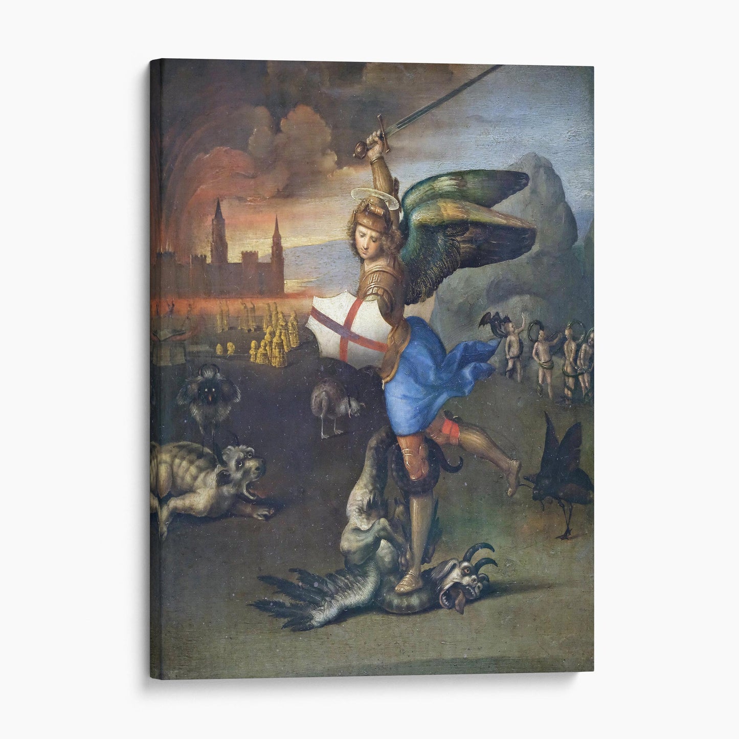 Saint Michael Vanquishing Satan - Raphael