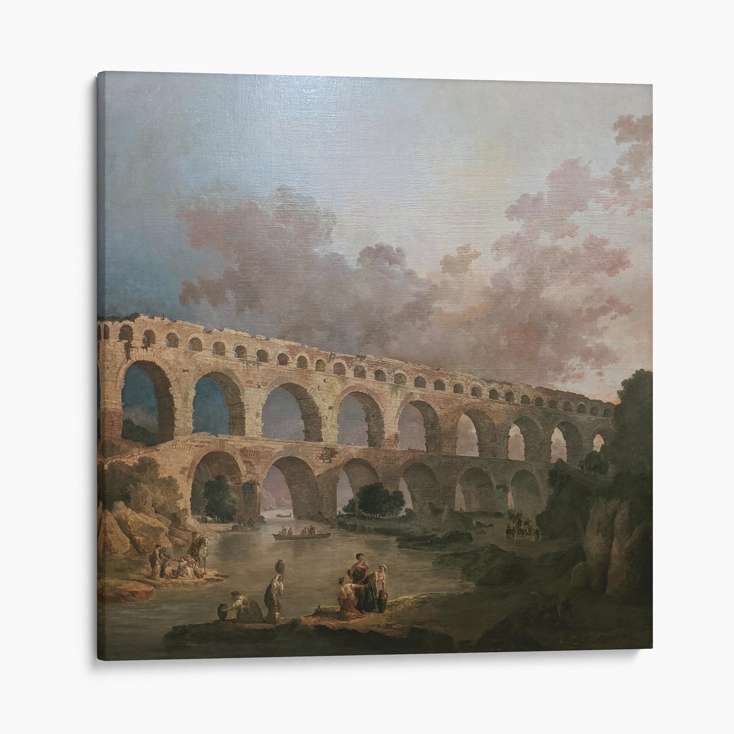 Le Pont du Gard (Roman Aqueduct) by Hubert Robert