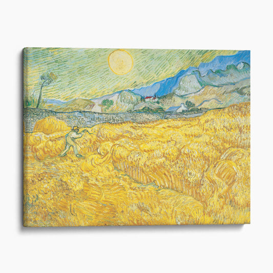 Wheat Field Behind Saint-Paul Hospital with a Reaper - Vincent van Gogh