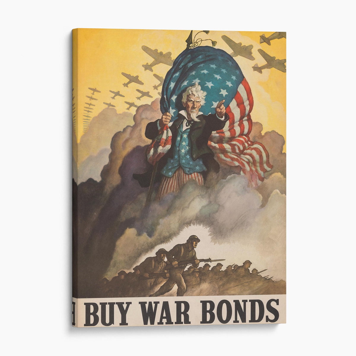 Uncle Sam - Buy War Bonds Poster