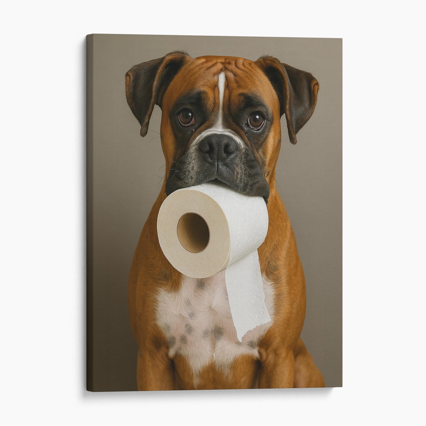 Boxer Dog Toilet Paper