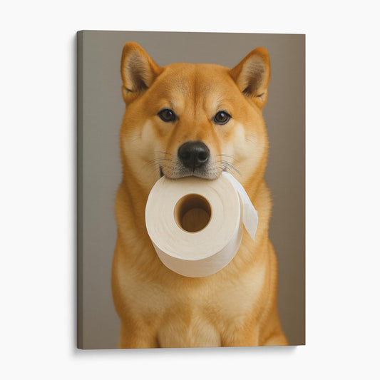 Shiba Inu Dog Toilet Paper