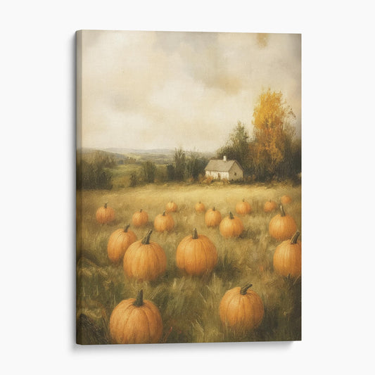 Pumpkin Field Landscape