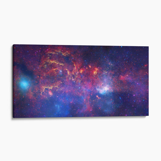 Center of the Milky Way Galaxy (Chandra/Hubble/Spitzer)