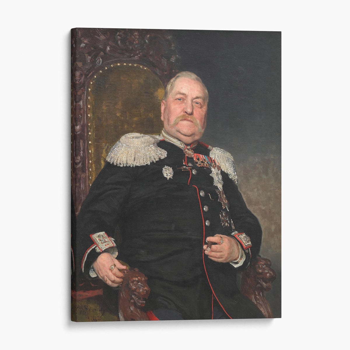 Portrait of the Military Engineer Andrey Delvig (1882) by Ilya Repin