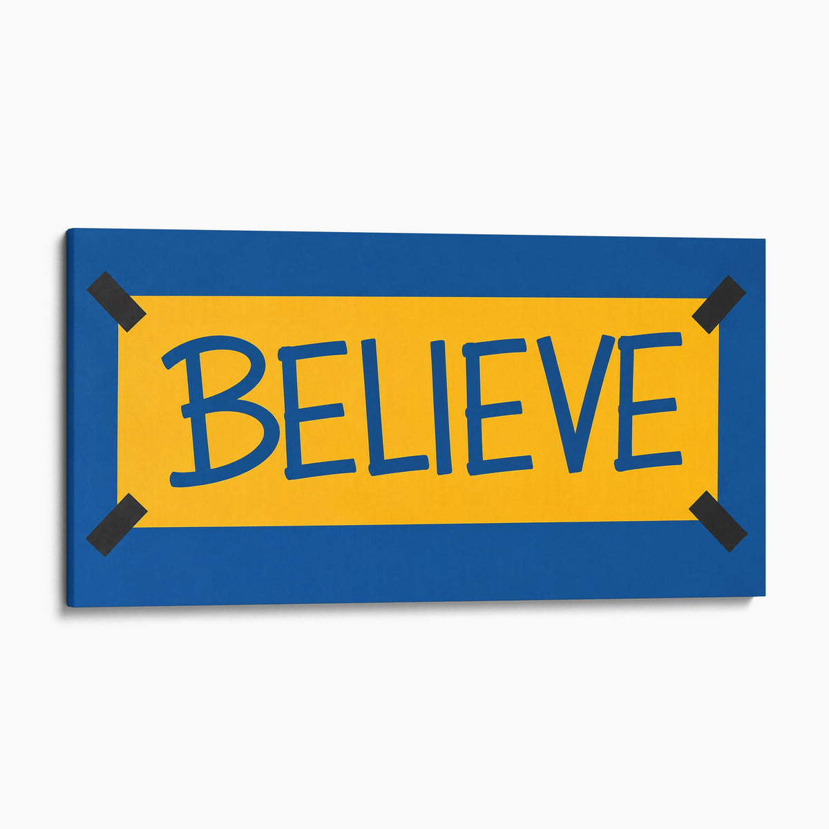 BELIEVE Sports Team Motivation Sign