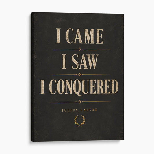 I Came I Saw I Conquered - Julius Caesar