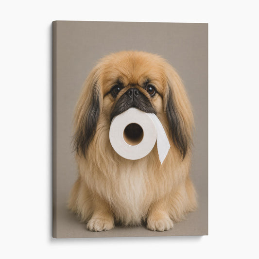 Pekingese Dog Toilet Paper