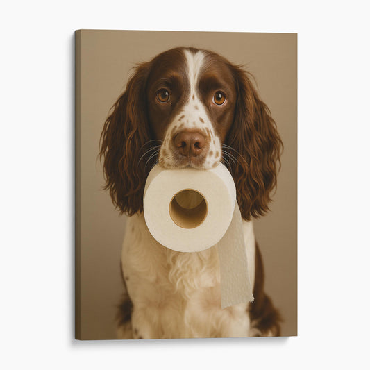 English Springer Spaniel Dog Toilet Paper