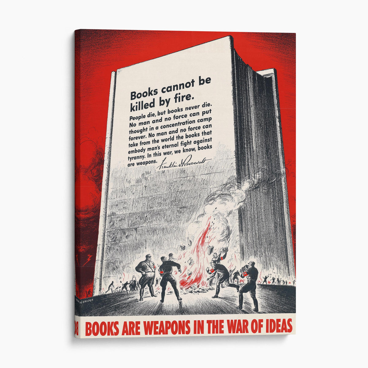 Books are Weapons in the War of Ideas Poster