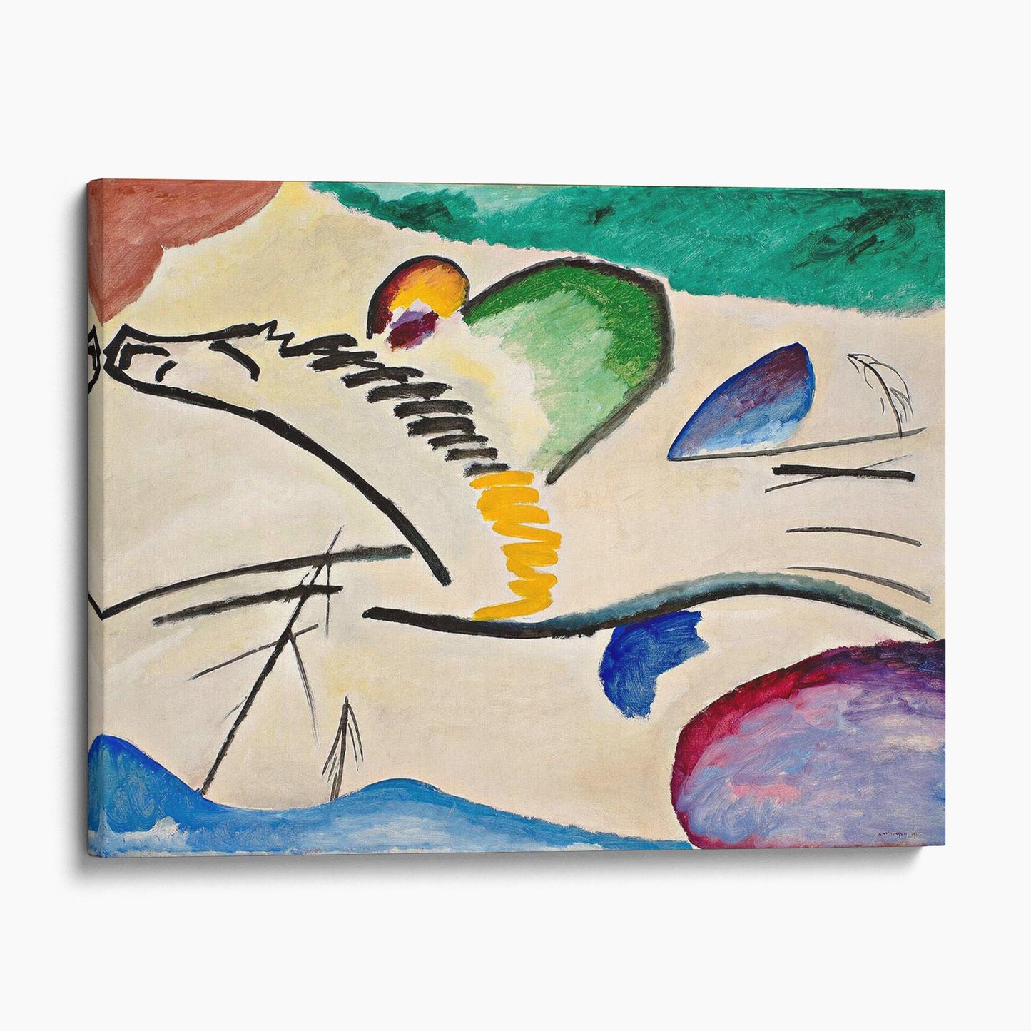 Lyrically (Lyrisches) by Kandinsky