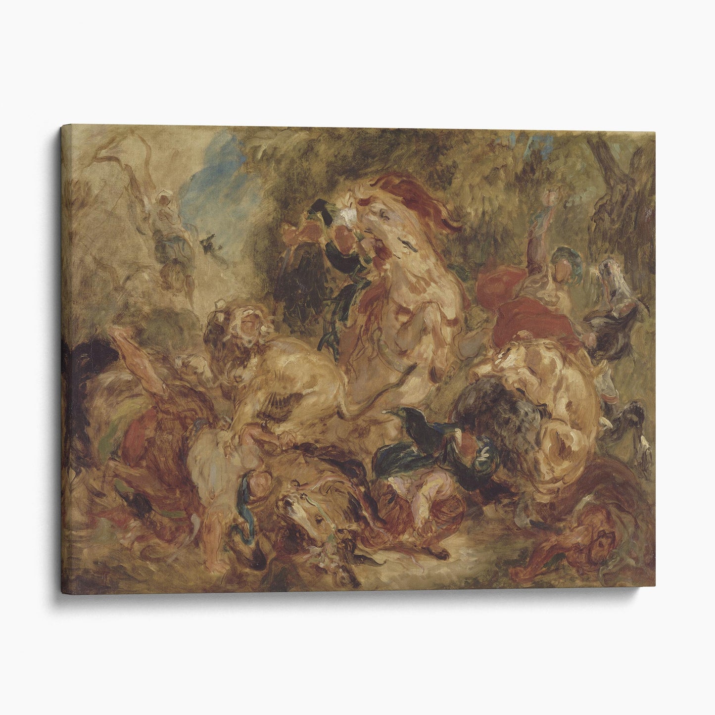 The Lion Hunt - Eugène Delacroix