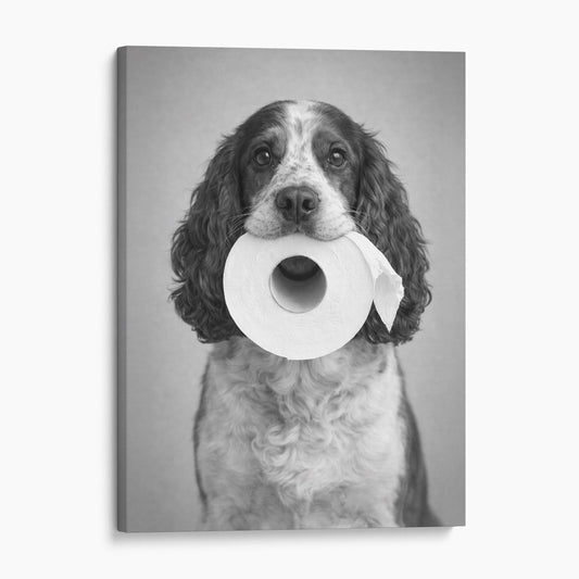 English Cocker Spaniel Dog Toilet Paper