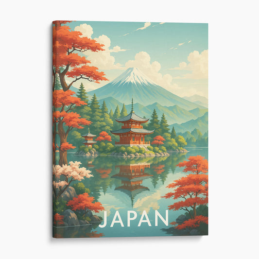 Japan Vintage Travel Poster