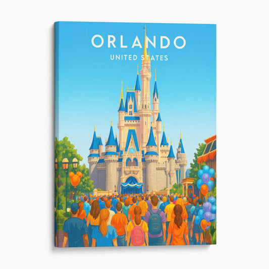 Orlando Florida Travel Poster