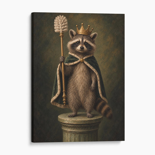 Raccoon Toilet King