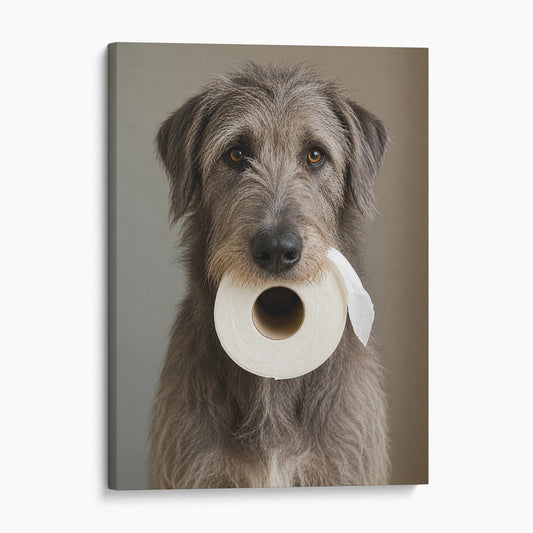 Irish Wolfhound Dog Toilet Paper