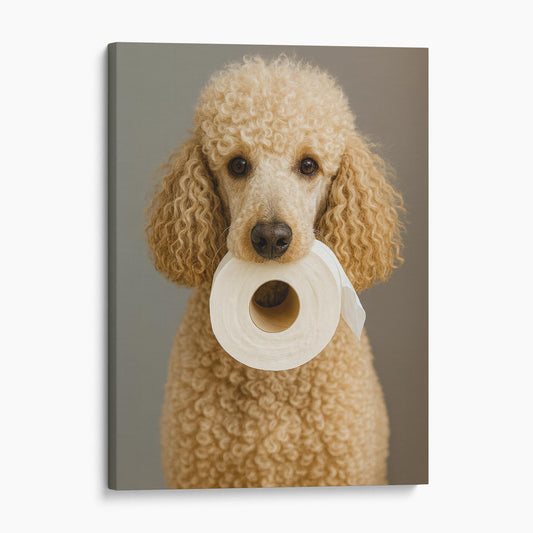 Poodle Dog Toilet Paper