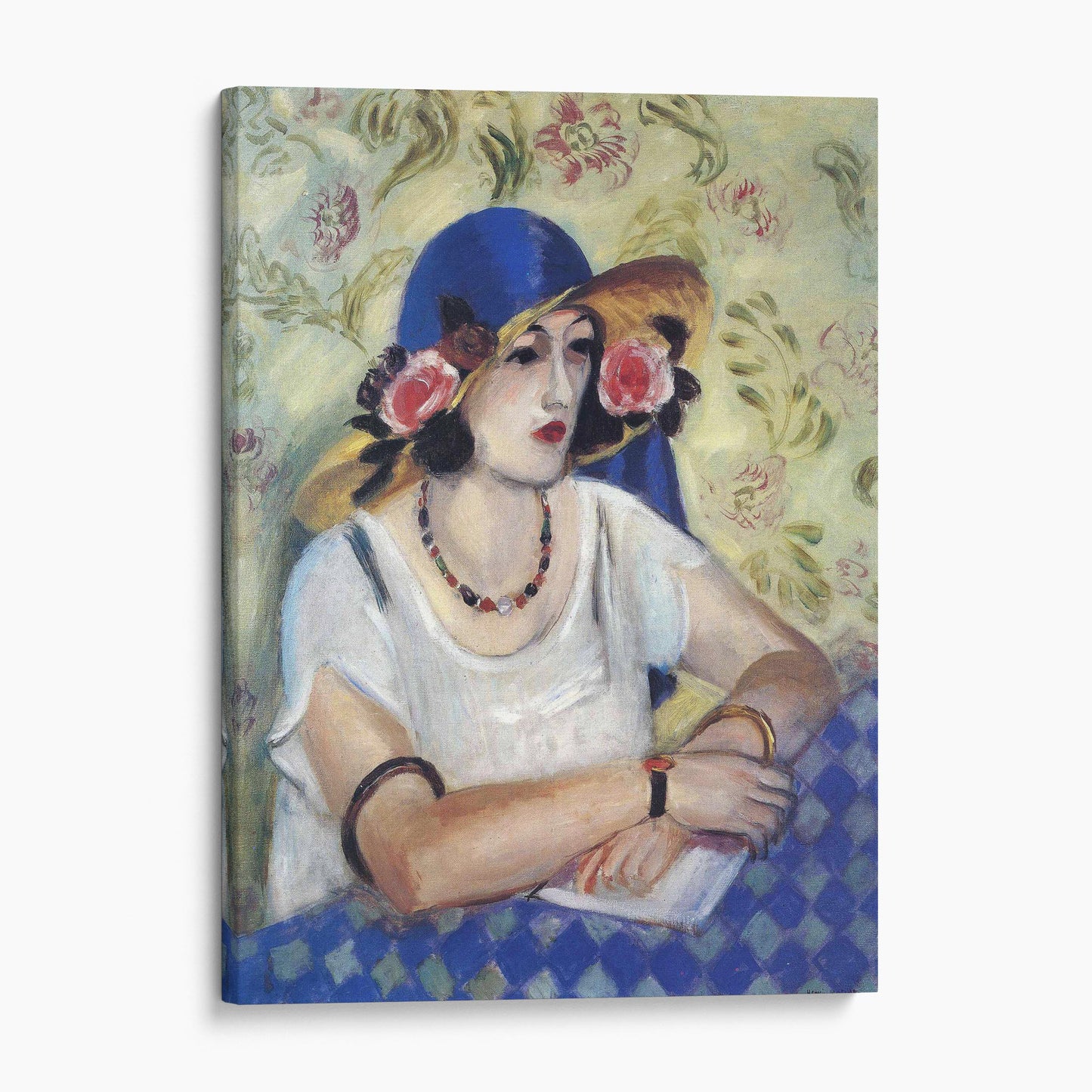 The Lady in the Blue Hat by Henri Matisse