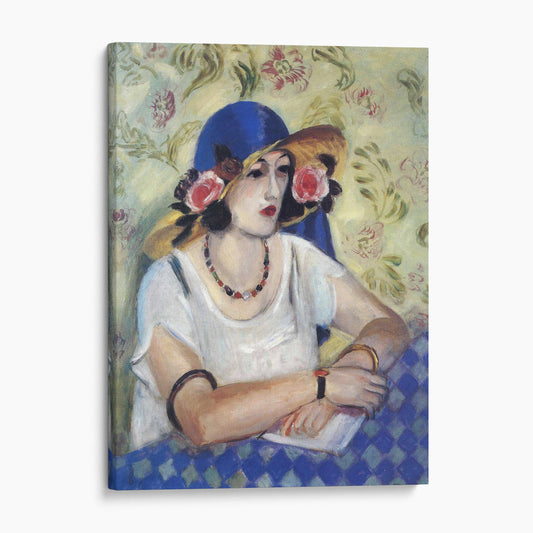 The Lady in the Blue Hat by Henri Matisse