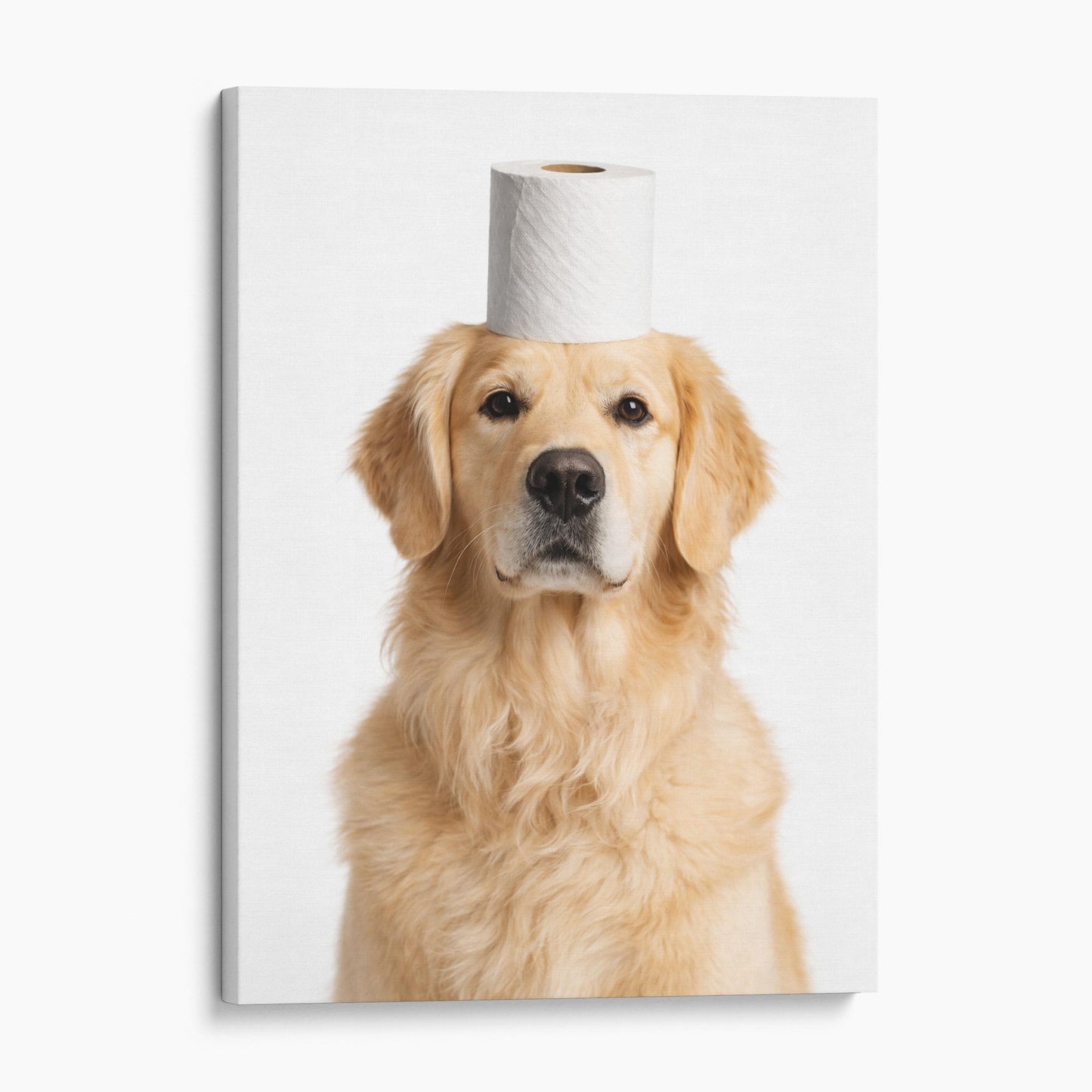 Golden Retriever Dog Toilet Paper