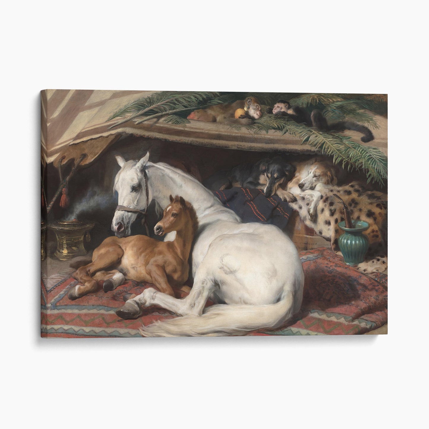 The Arab Tent by Sir Edwin Henry Landseer