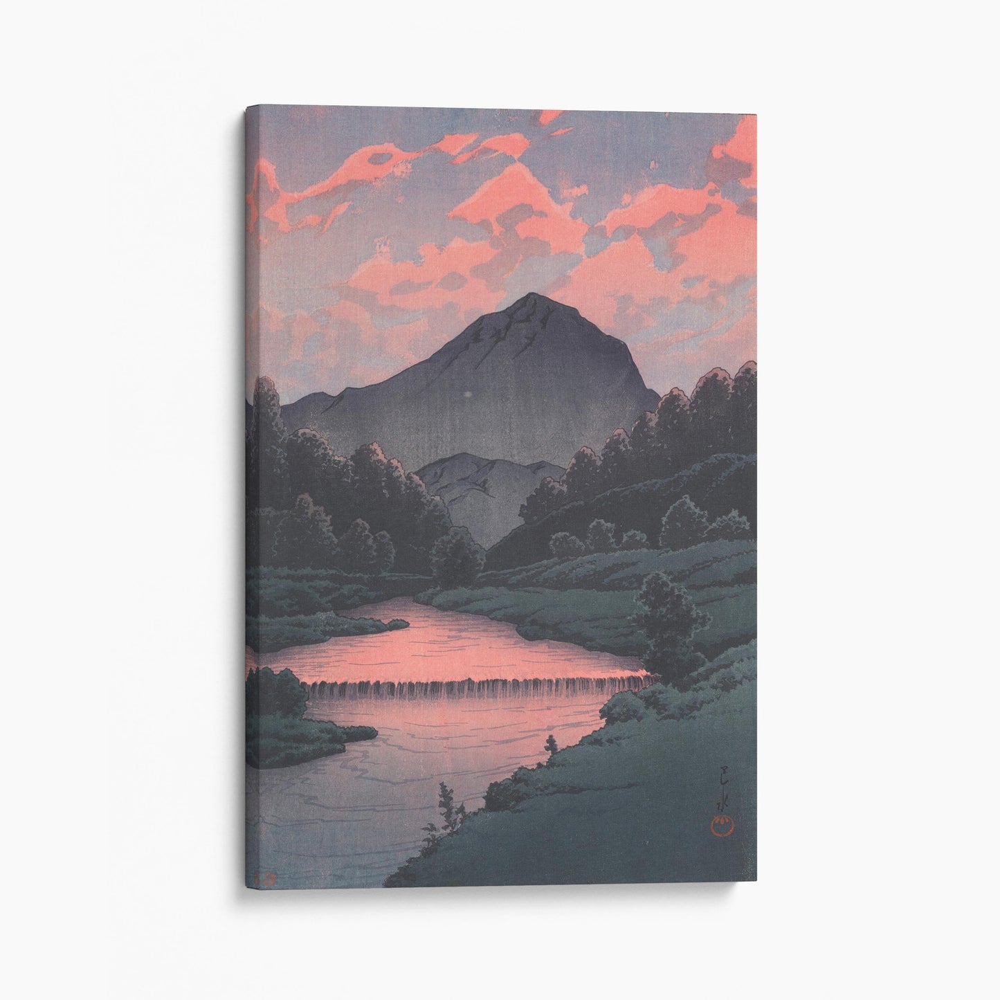 Mount Kamaga, Hida (1933) - Kawase Hasui