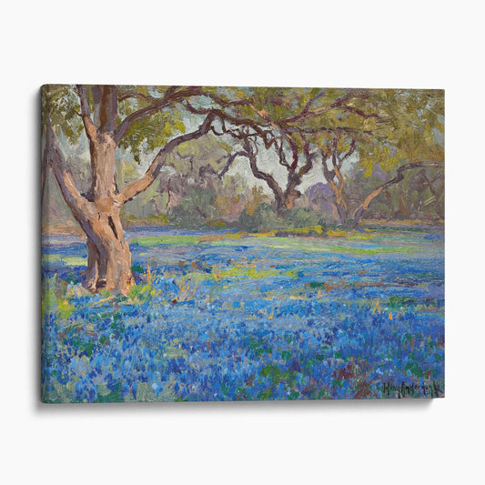 A Field of Blue Bonnets at Alamo Heights, 1919 by Julian Onderdonk
