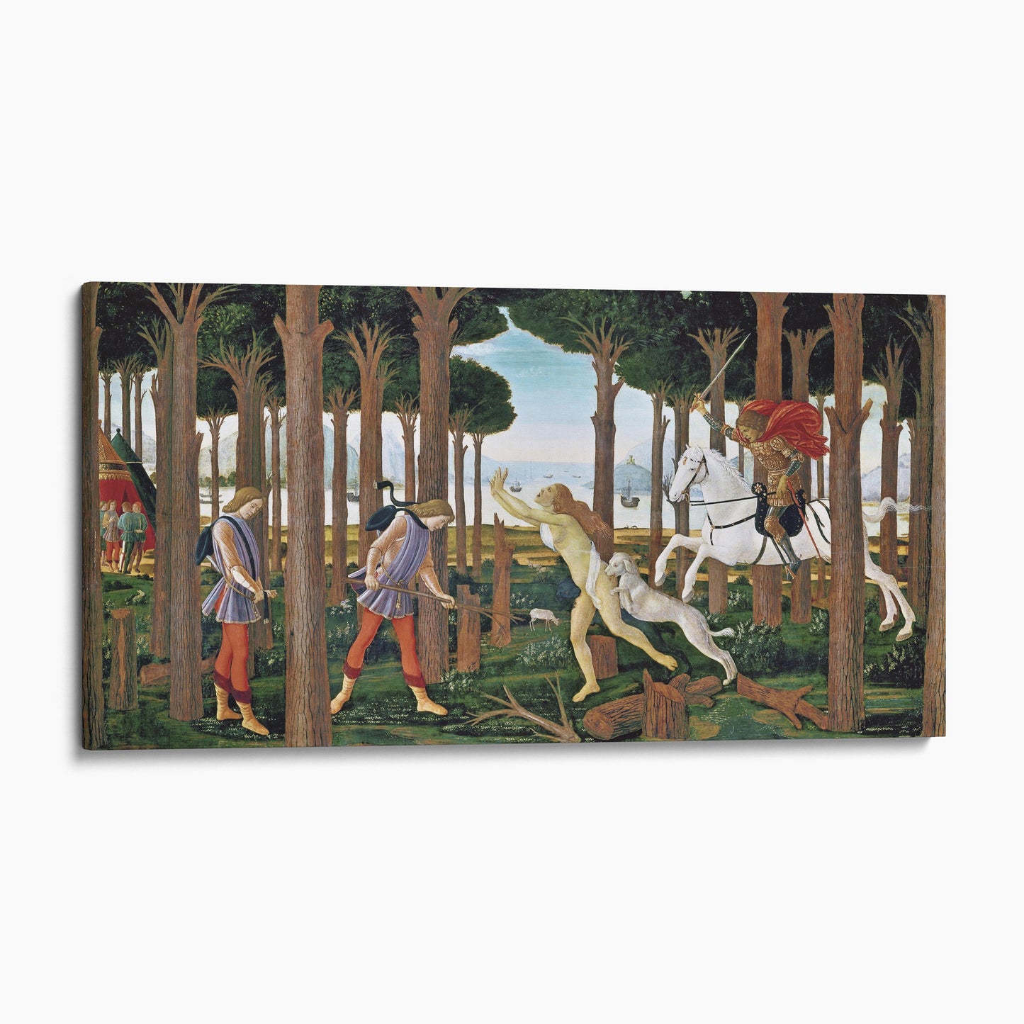 The Story of Nastagio Degli Onesti by Botticelli