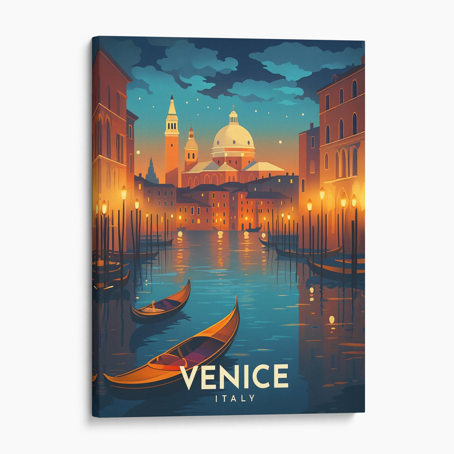 Venice Italy Vintage Travel Poster
