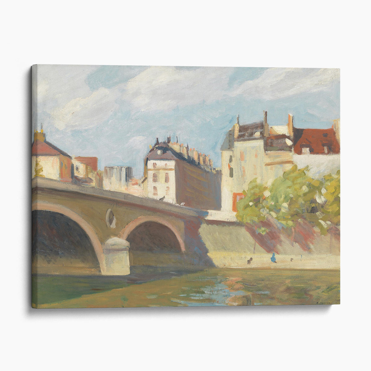 Bridge on the Seine, Paris 1909 by Edward Hopper
