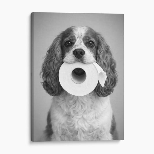 Cocker Spaniel Dog Toilet Paper