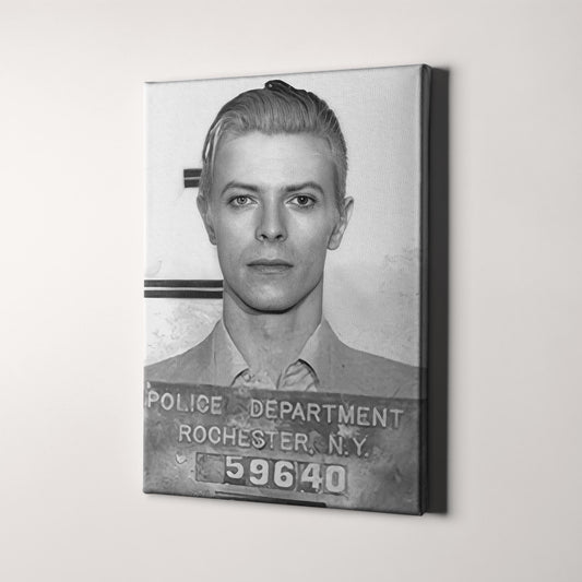 David Bowie Prison Mug Shot