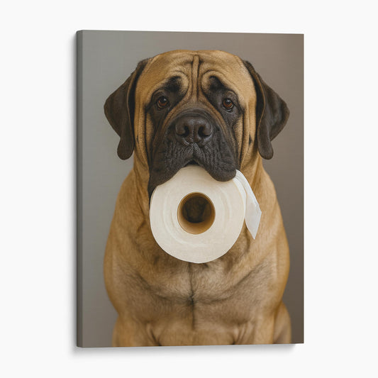 Mastiff Dog Toilet Paper