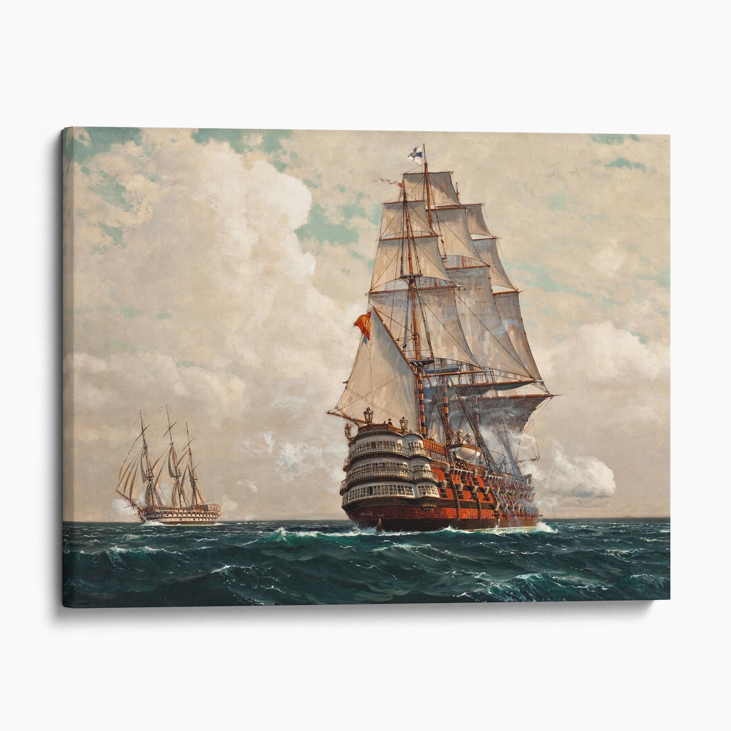 Ship At Sea by Michael Zeno Diemer