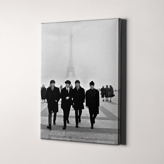 The Beatles at the Eiffel Tower, Paris