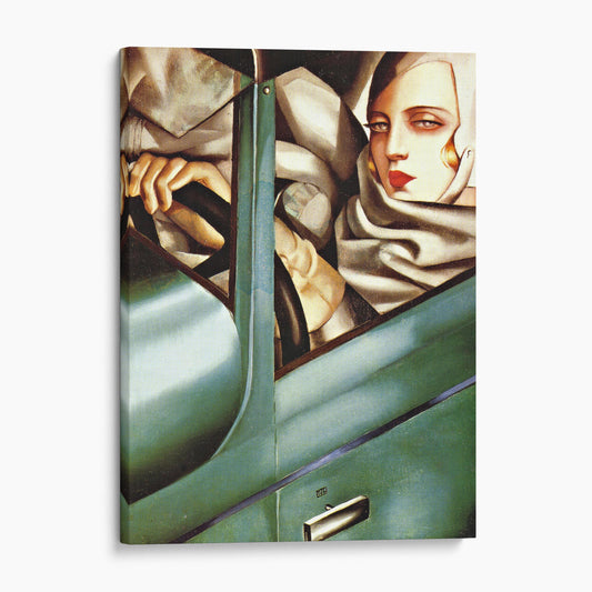 Self-Portrait in the Green Bugatti