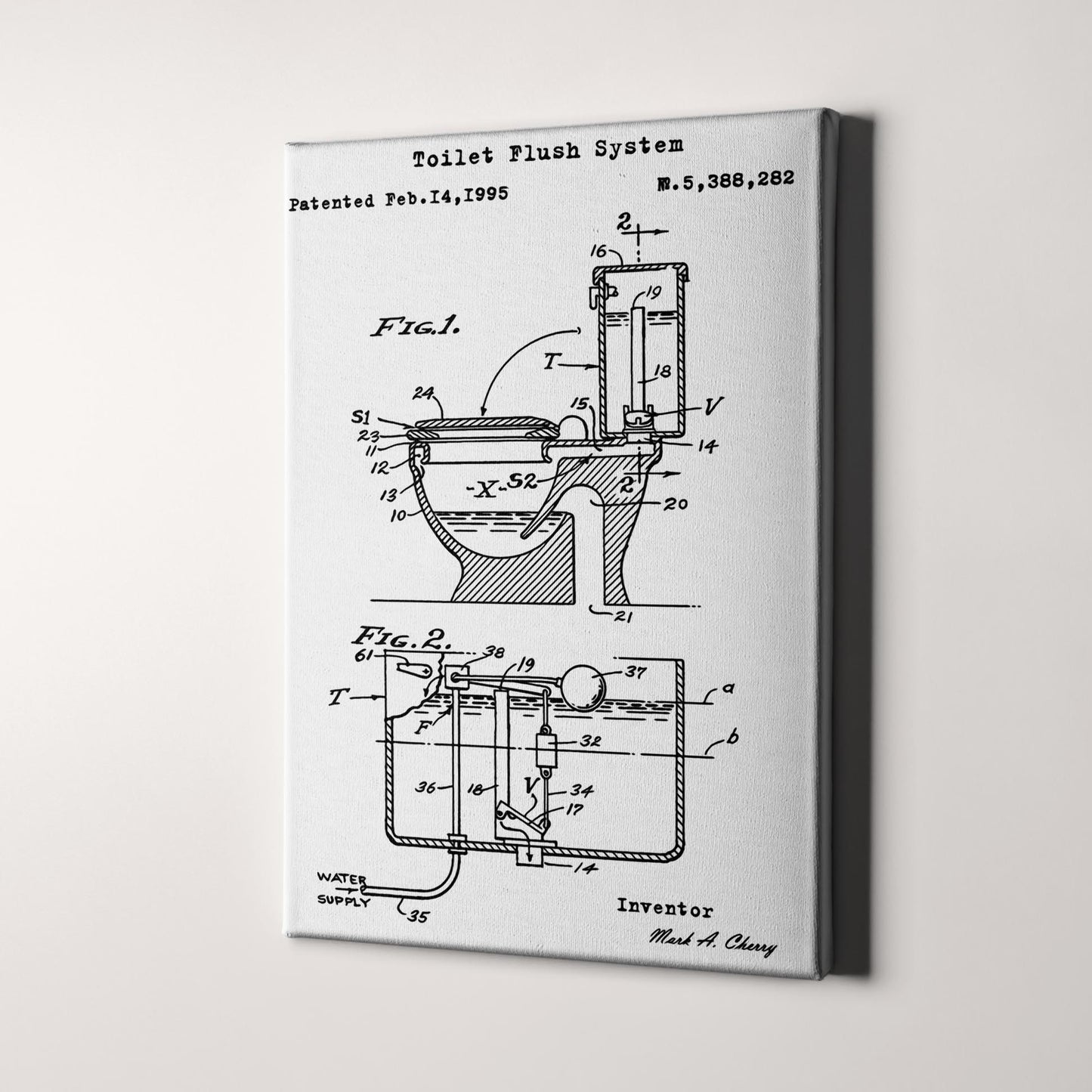 Toilet Blueprint Patent