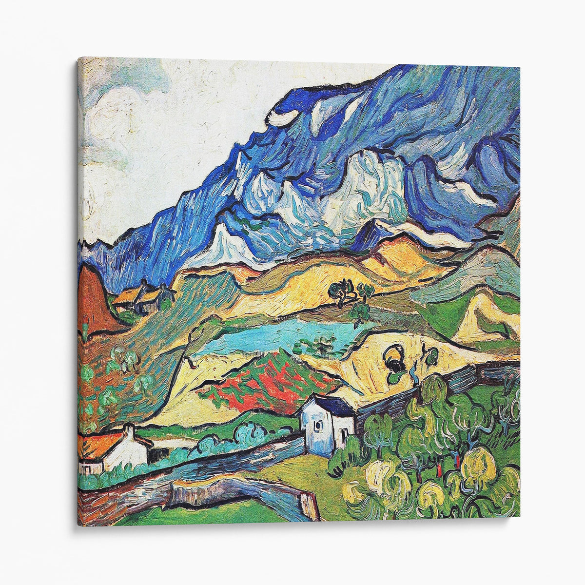 Les Alpilles - Mountain Landscape near Saint-Remy by Vincent Van Gogh