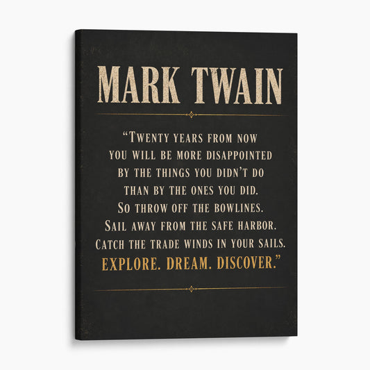 Mark Twain - Explore, Dream, Discover