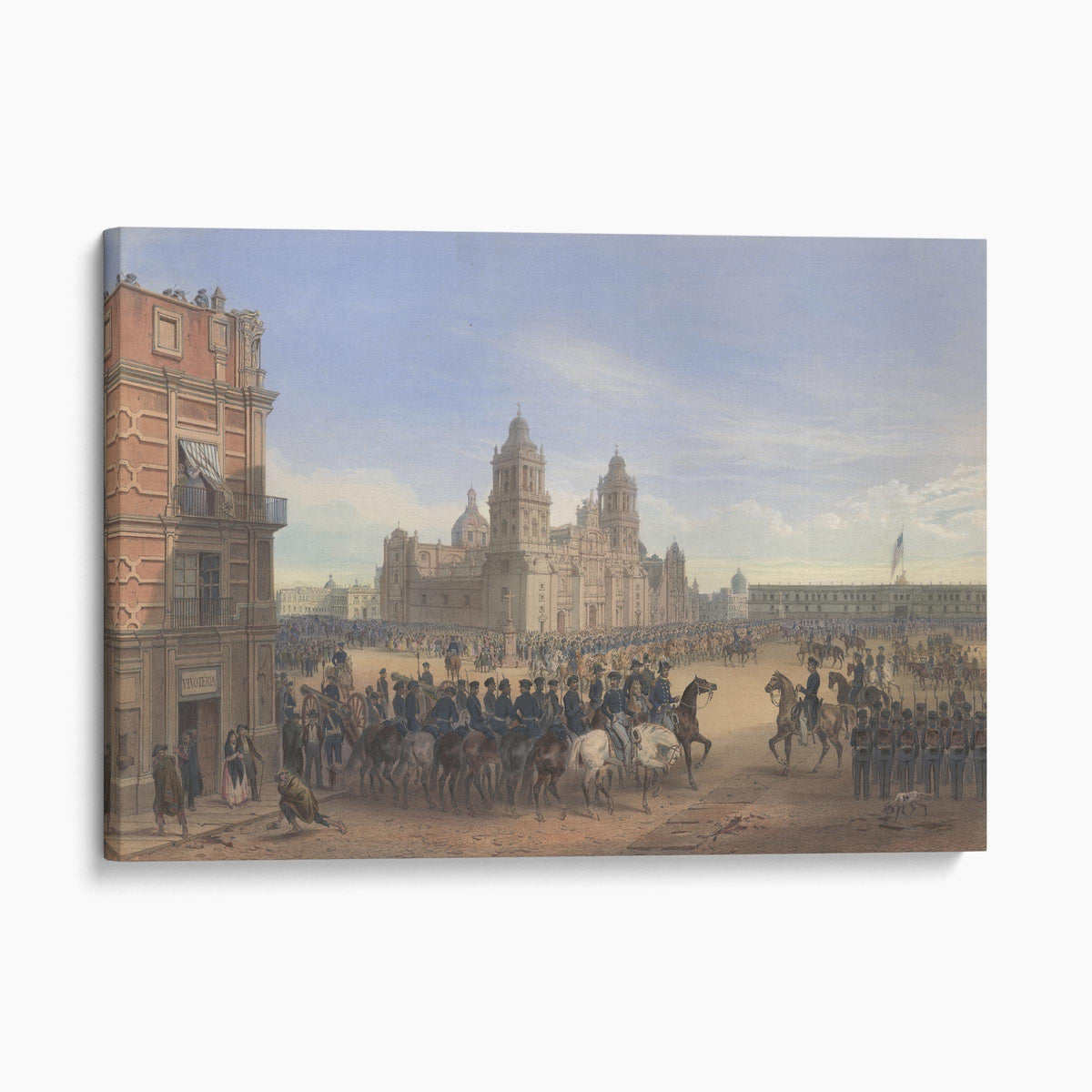 Genl. Scott's Entrance into Mexico - Carl Nebel