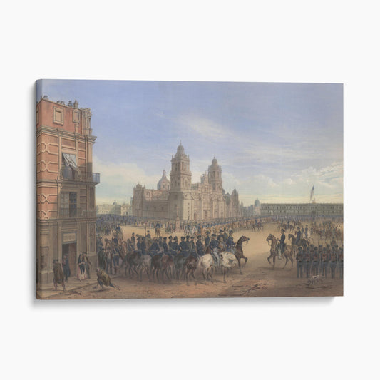 Genl. Scott's Entrance into Mexico - Carl Nebel